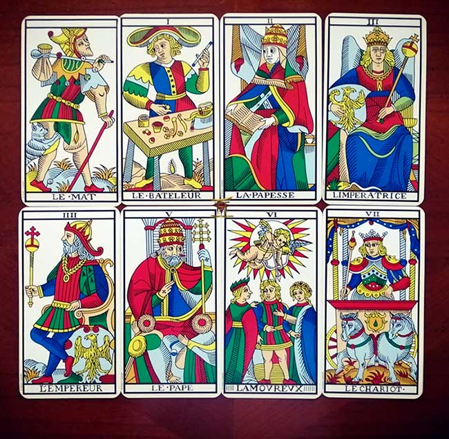 Las Profesiones y los Arcanos Mayores