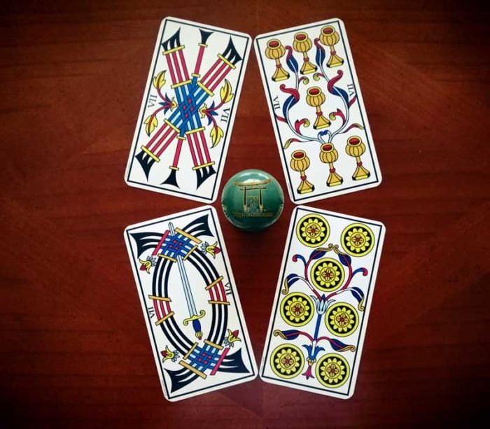 Los Sietes del Tarot de Marsella
