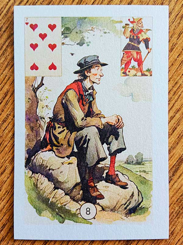 10 de Corazones y Picas del Palatian Playing Cards