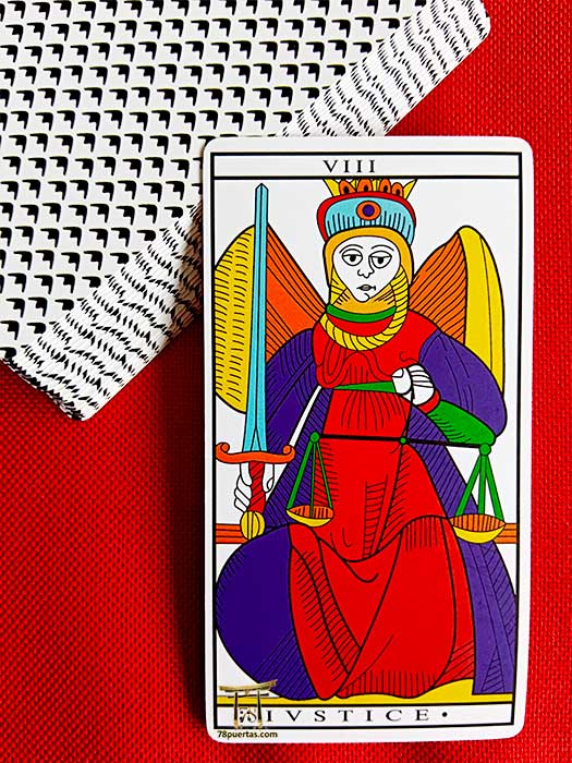 El Tarot de Marsella y el Lenguaje Optico - Arcano Mayor de la Justicia El Tarot de Marsella y el Lenguaje Optico - Arcano Mayor de la Justicia