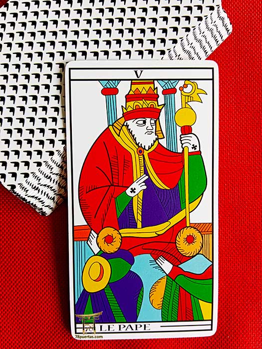 El Tarot de Marsella y el Lenguaje Optico - Arcano Mayor del Papa El Tarot de Marsella y el Lenguaje Optico - Arcano Mayor del Papa