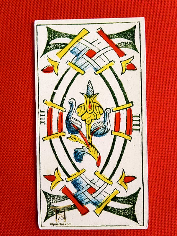 4 de Espadas del Tarot de Marsella de Jean Pierre Payen